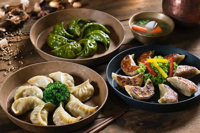 Japanese gyozas